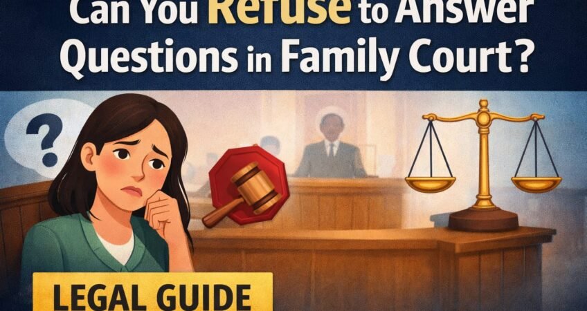In family court proceedings, parties are generally expected to cooperate with the process by answering questions truthfully and providing relevant information.