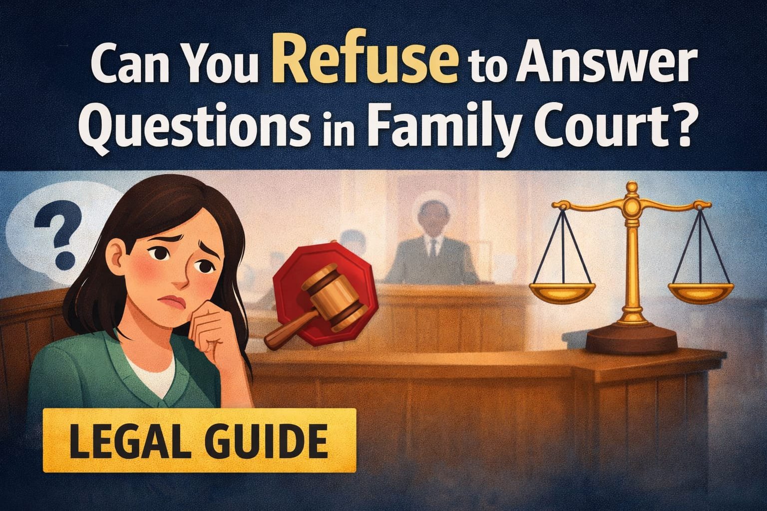 In family court proceedings, parties are generally expected to cooperate with the process by answering questions truthfully and providing relevant information.