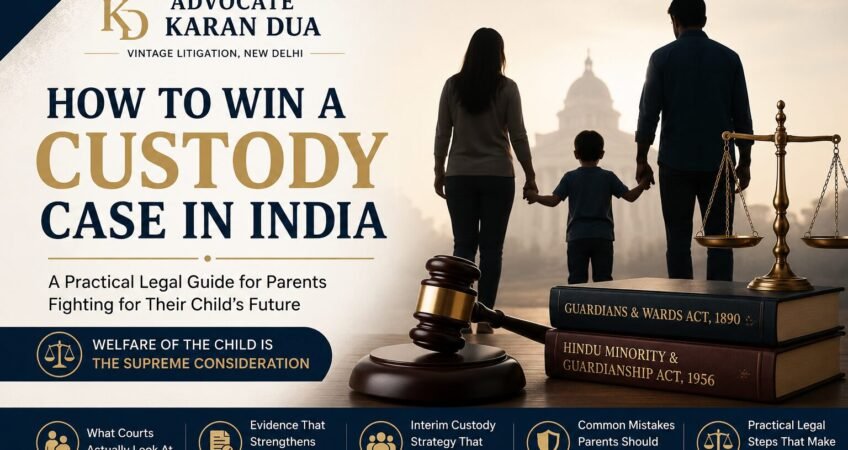 Child custody case in India