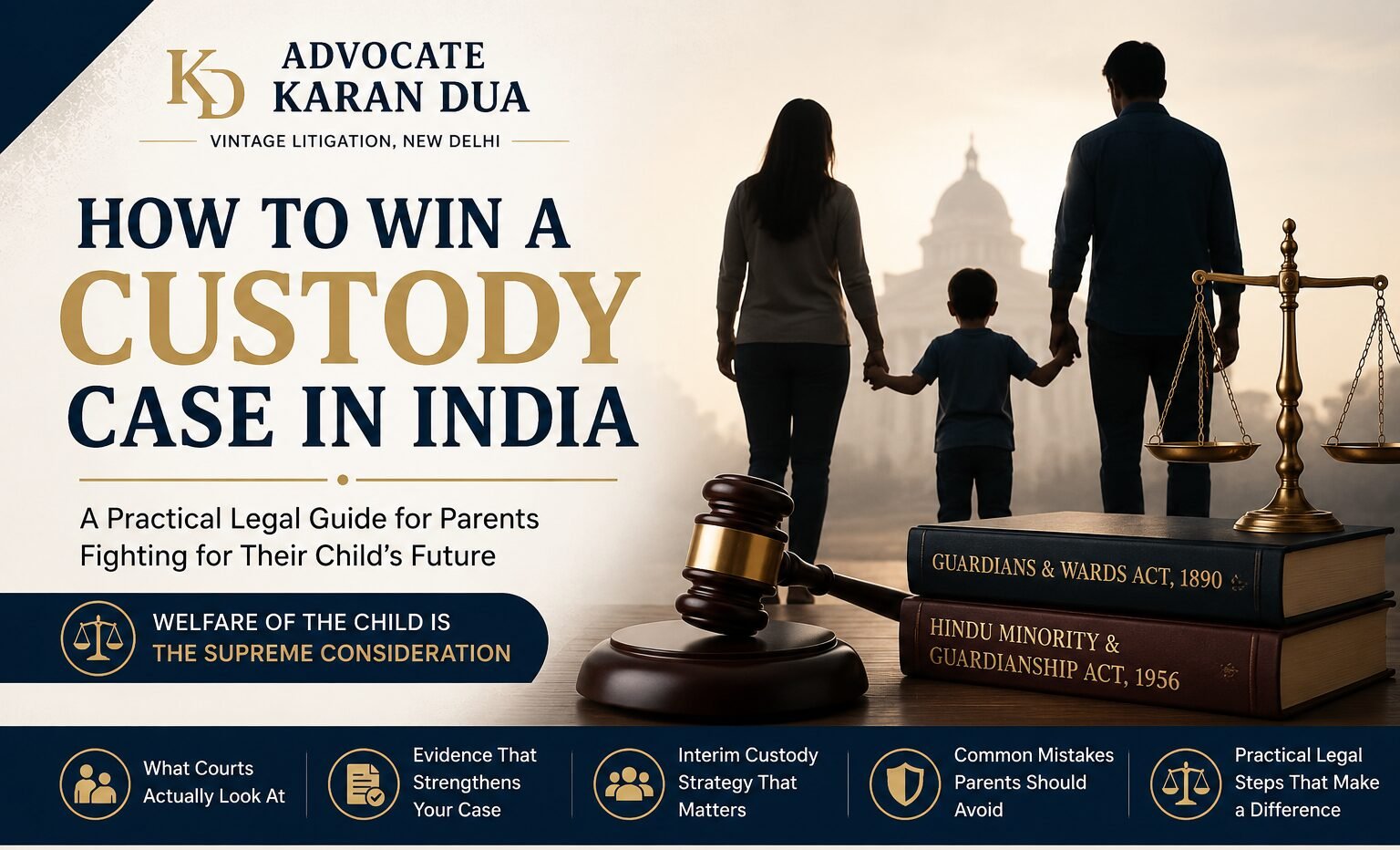Child custody case in India