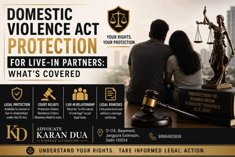 Domestic Violence Act protection for live-in relationships in India