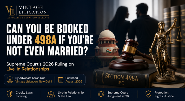 Section 498A and live-in relationships — Supreme Court 2026 ruling explained