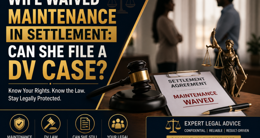 Supreme Court ruling on maintenance waiver and DV Act settlement