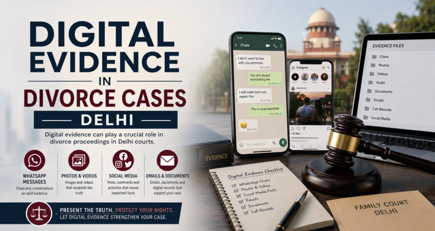 Digital evidence divorce cases involving WhatsApp messages and social media evidence
