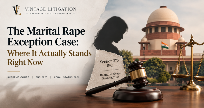 Marital rape exception in India and Supreme Court legal status 2026