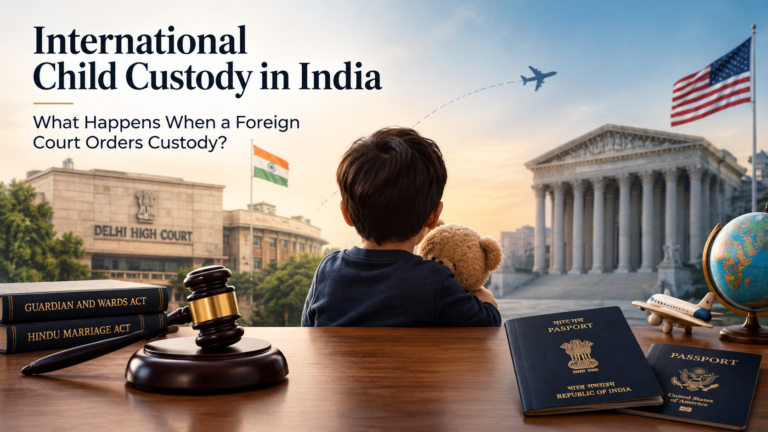 International child custody in India and foreign custody orders