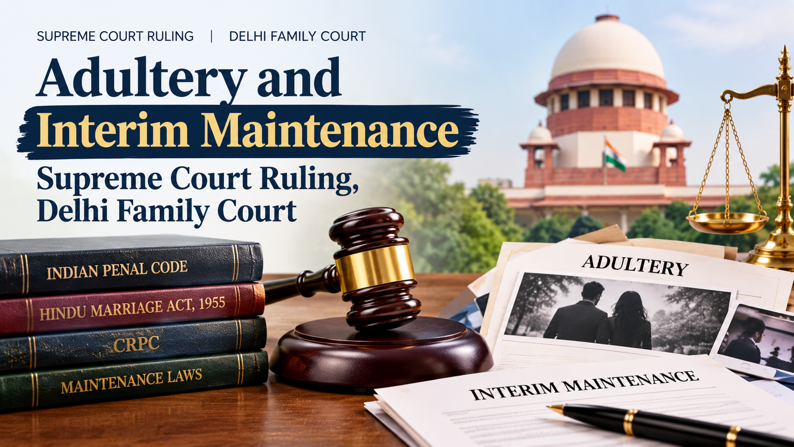 Adultery and Interim Maintenance Supreme Court Ruling, Delhi Family Court