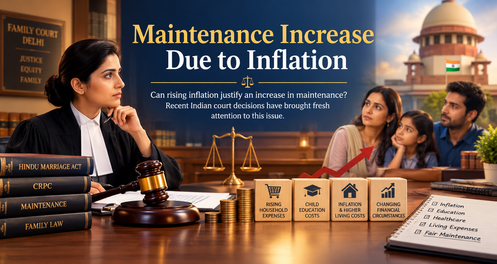 increase maintenance due to inflation in India