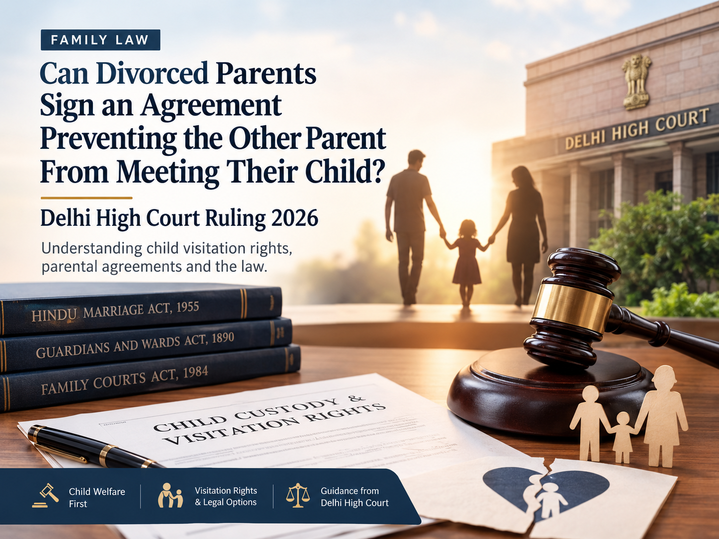 Child visitation rights after divorce – Delhi High Court ruling 2026